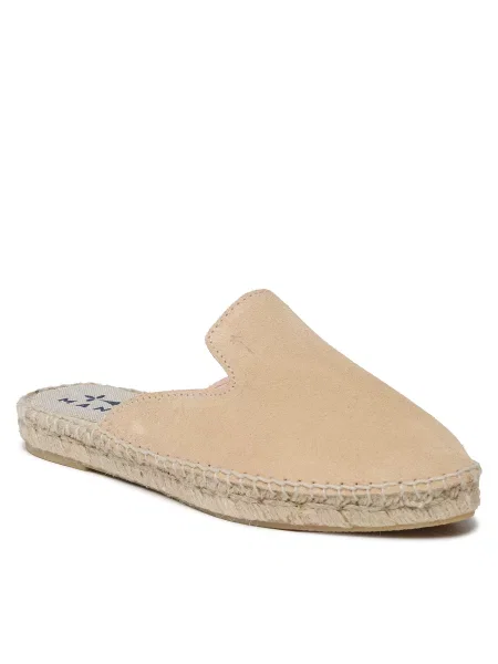 Espadrile Manebi Suede Mules M M0 Champagne Beige bež