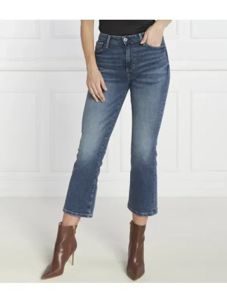 GUESS Blugi SEXY KICK | flare fit albastru