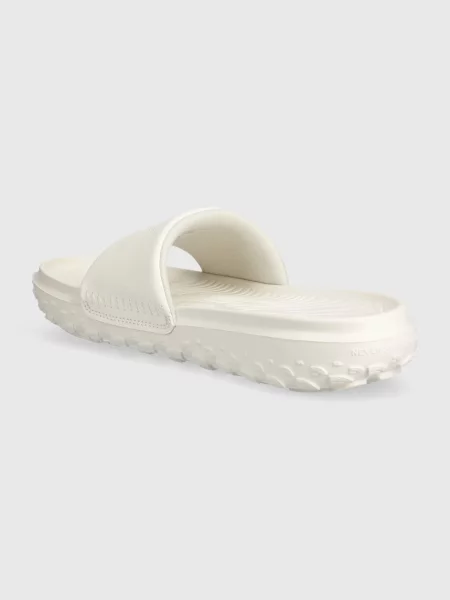Pantofle The North Face NEVER STOP CUSH SLIDE na platformě béžová