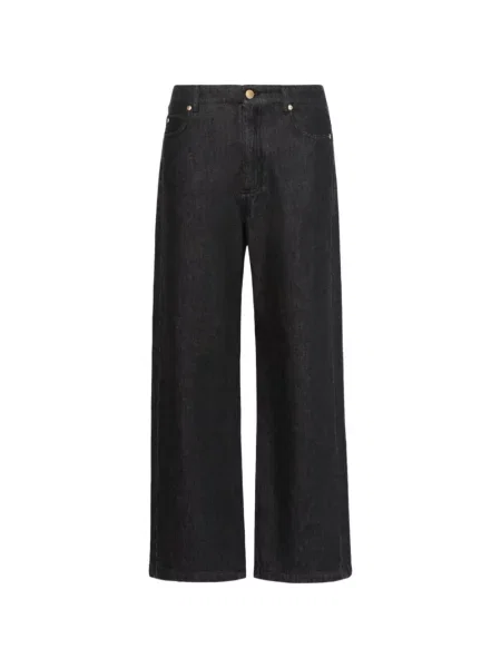 Blugi cu picior larg 's Max Mara negru