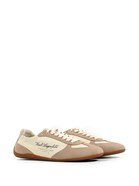 Fűzős bőr sneaker Karl Lagerfeld