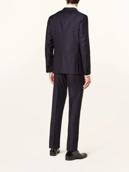 Boglioli Smoking Extra Slim Fit blau granatowy