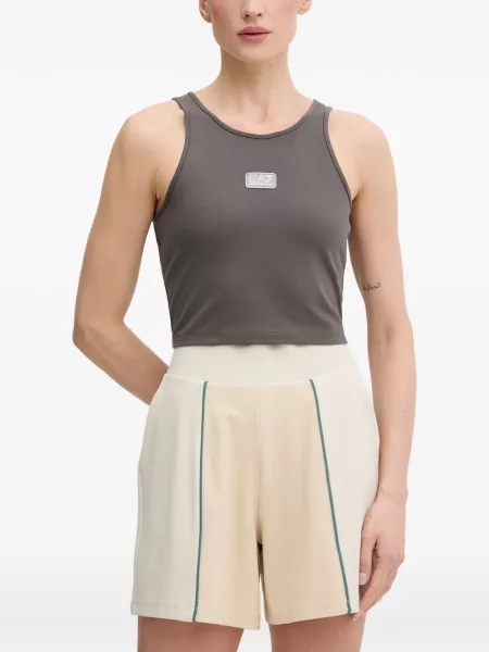 Top Ea7 Emporio Armani cu autograf gri