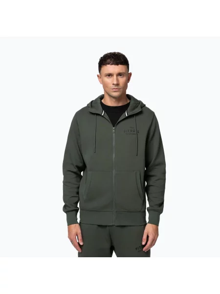 Свитер Pitbull West Coast с капюшоном зеленый