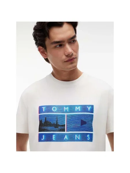 Tričko Tommy Jeans biela