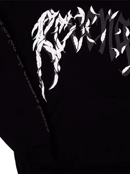 Hoodie Revenge με σχέδιο μαύρο