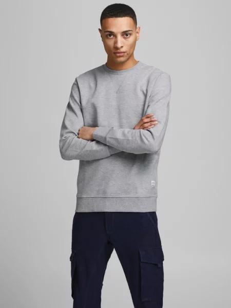 Μελανζέ φούτερ Jack & Jones γκρι