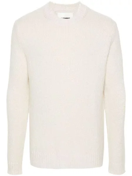 Pulover Jil Sander chunky alb