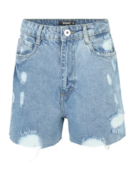 Missguided Džíny džínovina modrá