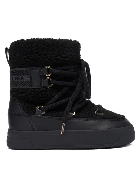 Cizme de zăpadă Tommy Hilfiger negru