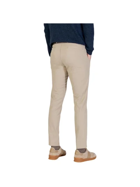 Pantaloni chino Borghese albastru