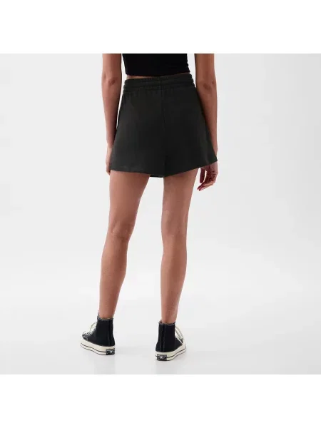 Šortky GAP Logo Shorts True Black V2 M bílé