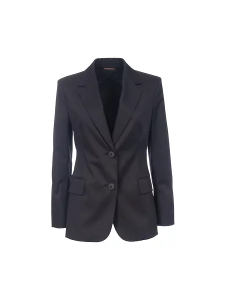 Marynarka Max Mara Studio ze stretchu czarna