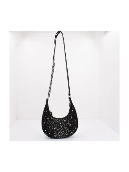 Rucsac Pinko din piele negru
