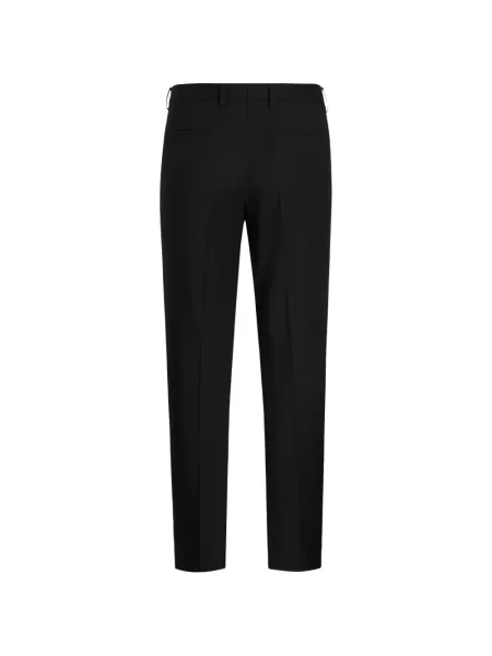 Vunene hlače Dolce & Gabbana crna