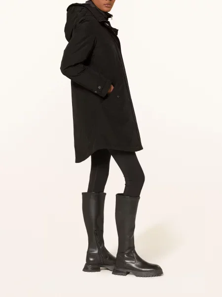 Woolrich 2 V 1 Péřová Parka Authentic černá