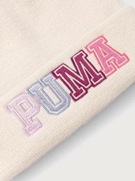 Puma шапка з помпоном дитяча POM POM Mid Crown Beanie Jr