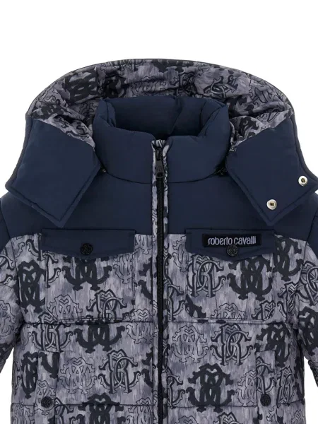 Μπουφάν Roberto Cavalli μπλε