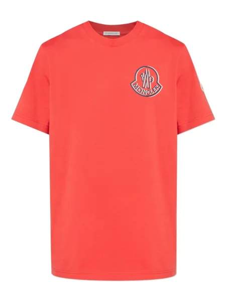 Tricou Moncler cu imagine roșu