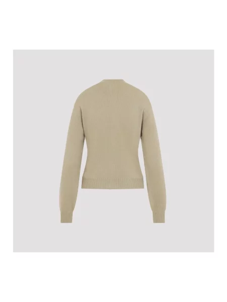 Sweter Lemaire z kaszmiru dwustronny beżowy