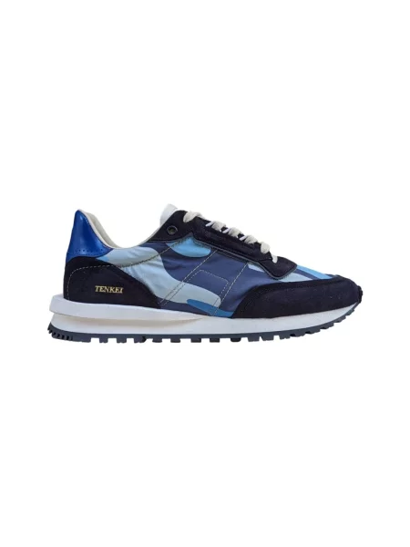 Sneakersy Hidnander wsuwane niebieskie