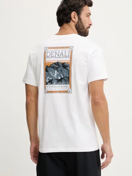 Kratka majica The North Face GRAPHIC bela