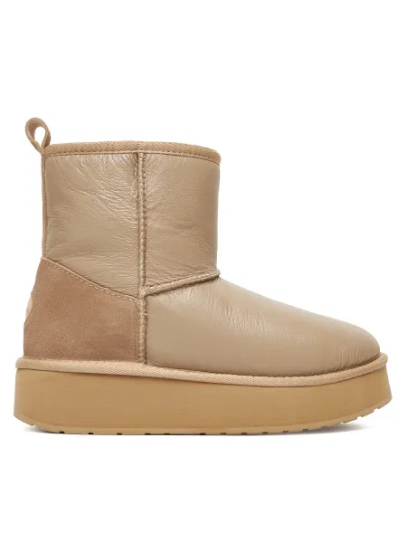 EMU Australia Hótaposó Stinger Mini Flatform Leather bézs