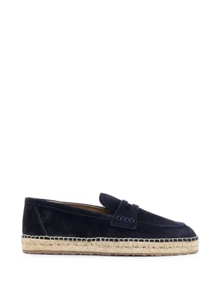 Espadrile Gianvito Rossi din piele de căprioară albastru