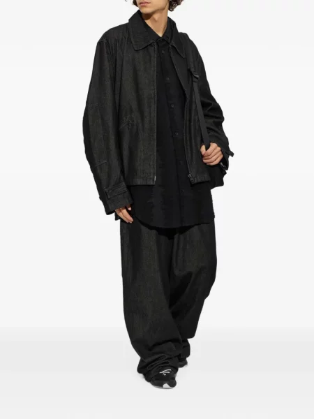 Cămașă Y-3 zdrențuiți negru