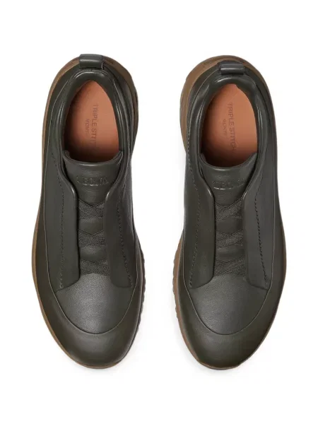 Sneakerși Zegna verde