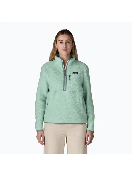 Bluză fleece pentru femei Patagonia Retro Pile Marsupial thin ice