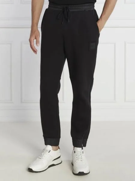 BOSS GREEN Pantaloni de trening Hover Lotus | Relaxed fit negru