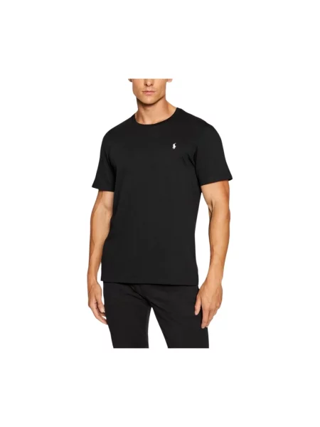 Ralph Lauren Koszulki Mężczyzna L Klasyczna Koszulka T-Shirt czarny