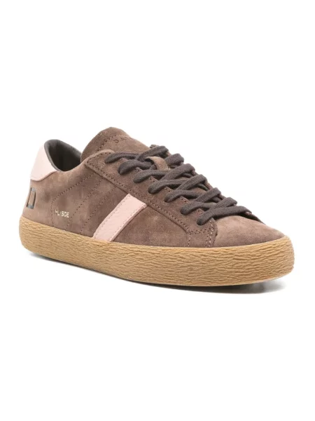 Sneakersy D.a.t.e. skórzane brązowe