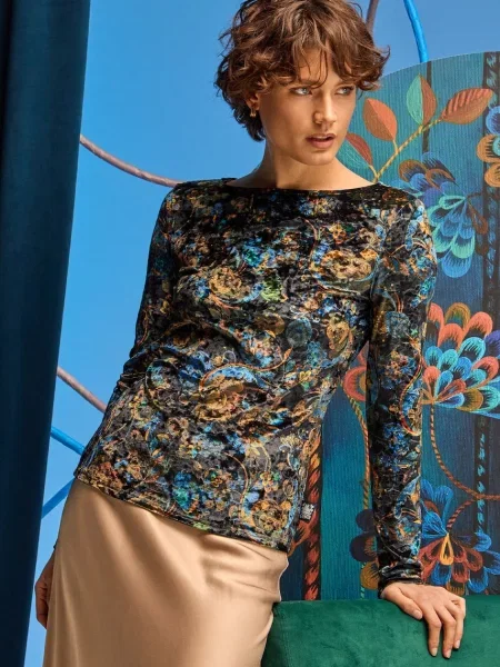 Блуза с дълги ръкави Medicine черно