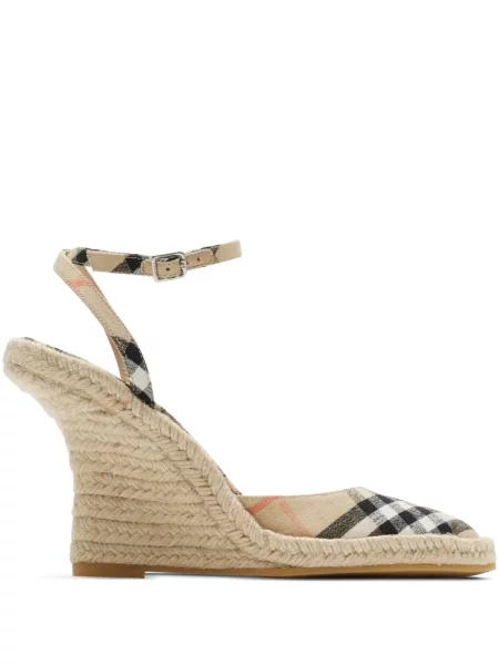 Kostkované espadrilky Burberry