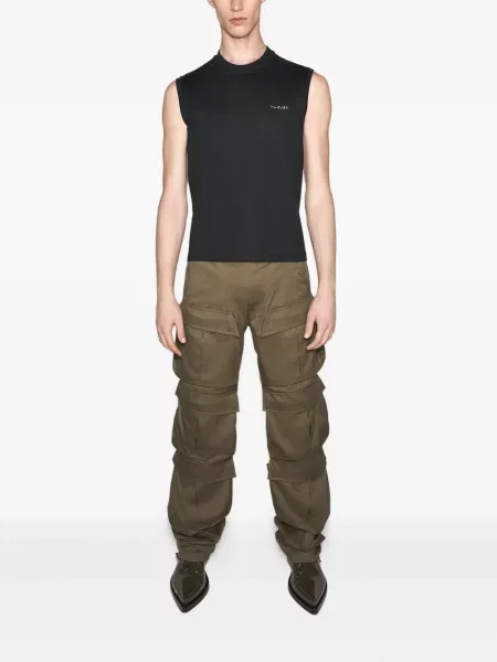 Pantaloni Mugler verde