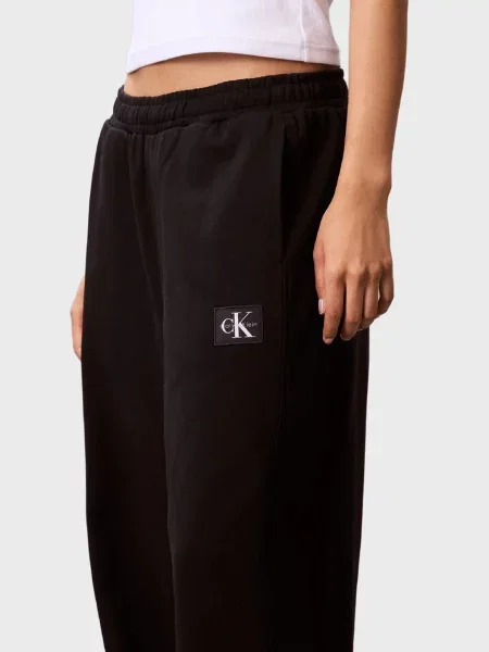Махровые брюки Calvin Klein Jeans черные