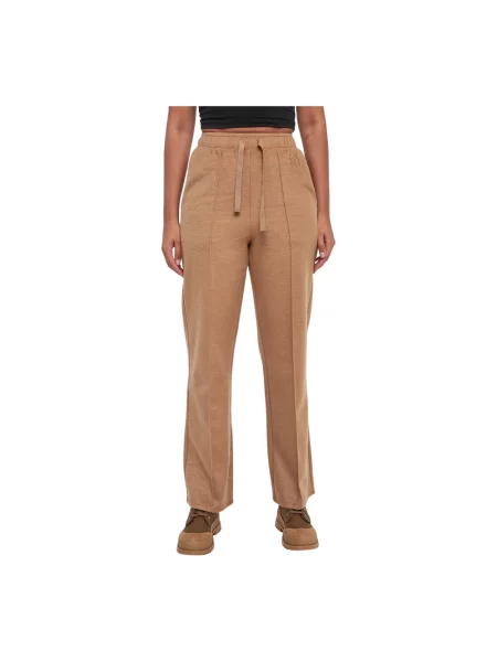 Spodnie Weekend Max Mara brązowe