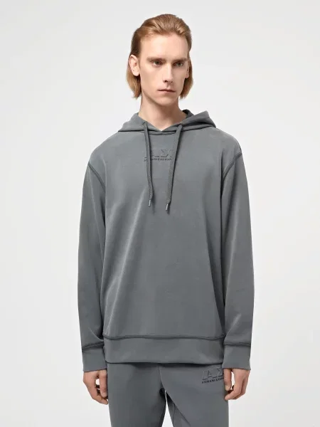 Худі Armani Exchange модал/поліестер сірий