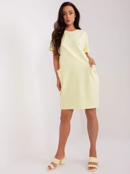 Rochie tip tricou Rue Paris galben