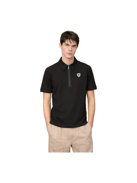 Koszulka polo Blauer czarna