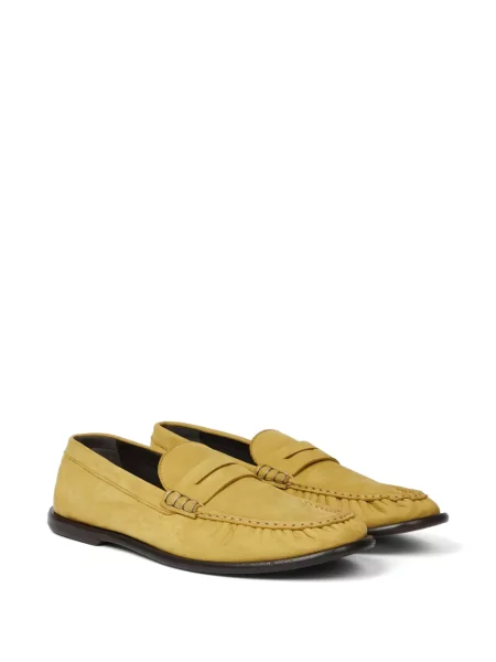 Pantofi loafer Paul Smith din piele galben