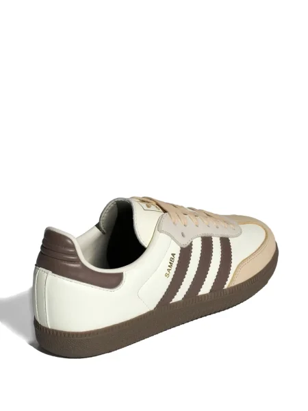Sneakerși Adidas Samba cu dungi alb