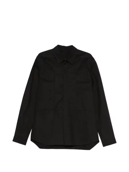 Класическа дълго риза Rick Owens черно