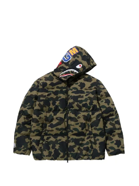 Terepmintás dzseki A Bathing Ape® nyomtatás zöld
