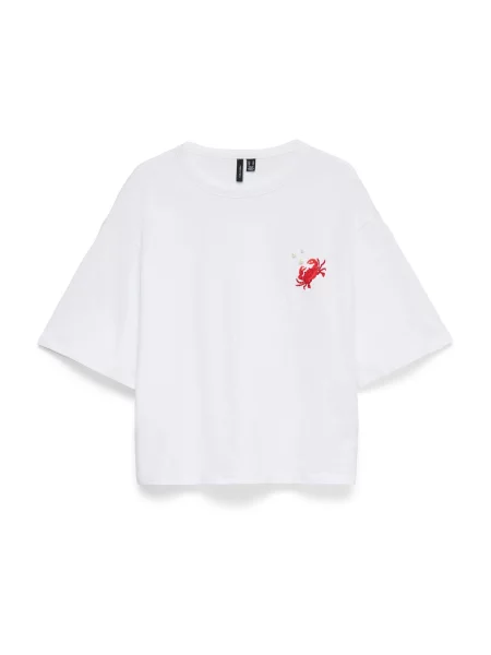 Vero Moda Tricou Tammie alb