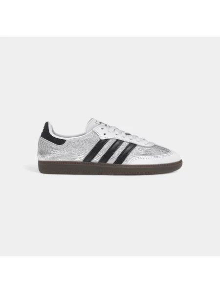 Stras pantofi Adidas alb
