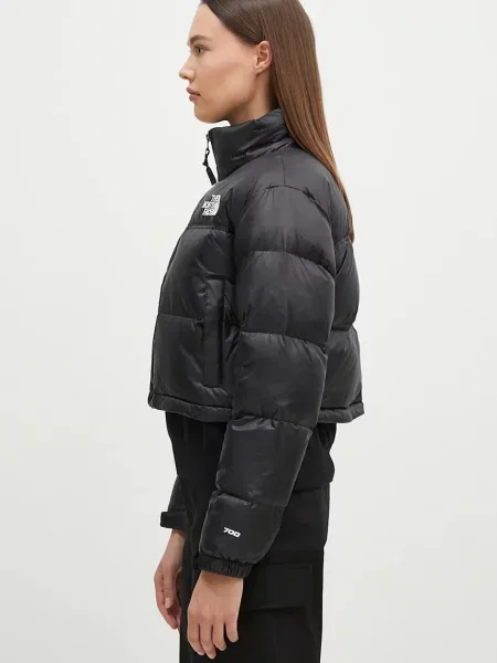 The North Face W Nuptse Short Jacket Kobiety Kurtki The North Face Size: L czarny