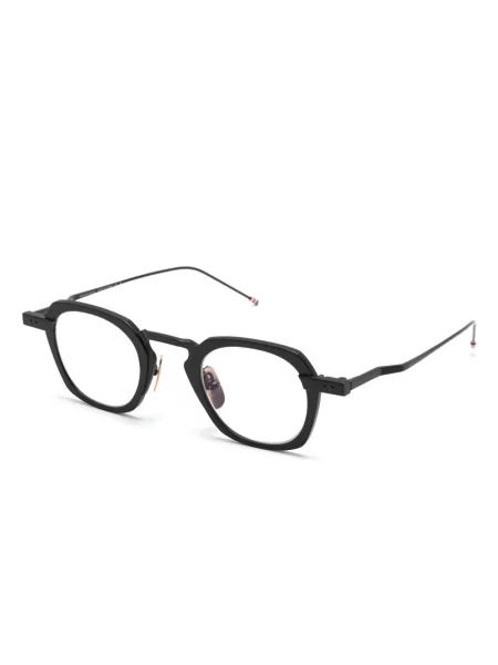 Ochelari de soare Thom Browne Eyewear cu imprimeu geometric gri
